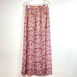 BCBGeneration Maxi Floral Slit Skirt Women’s Small